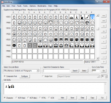 Screenshot der Oberfläche von Babelmap